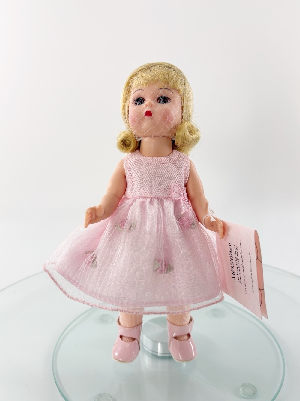 Madame Alexander Sunday Afternoon Stroll Doll 8” Pink Dress 2002 With Tags